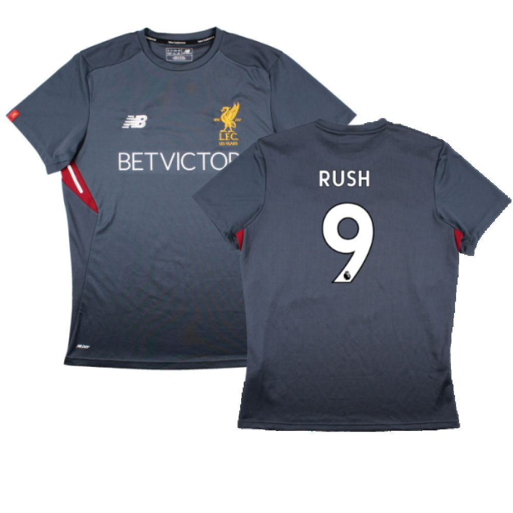 Liverpool 2017-18 New Balance Training Shirt (L) (Rush 9) (Excellent)_0