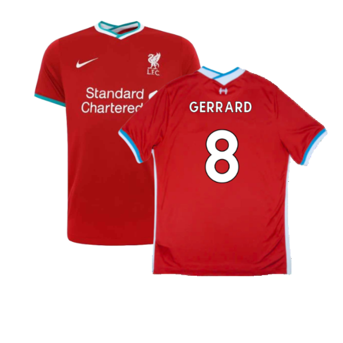 Liverpool 2020-21 Home Shirt (Mint) (GERRARD 8)