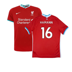 Liverpool 2020-21 Home Shirt (Excellent) (HAMANN 16)_0