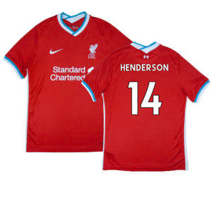 Liverpool 2020-21 Home Shirt (S) (Mint) (HENDERSON 14)_0