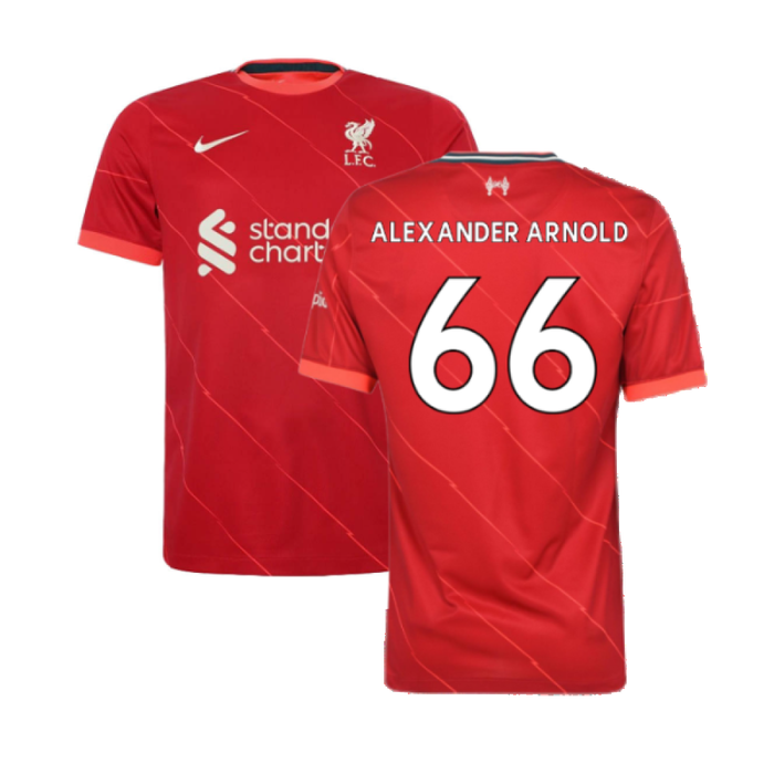 Liverpool 2021-22 Home Shirt (L)  (ALEXANDER ARNOLD 66) (Excellent)