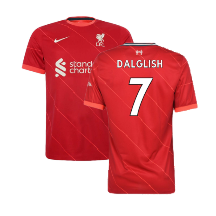 Liverpool 2021-22 Home Shirt (L)  (DALGLISH 7) (Excellent)