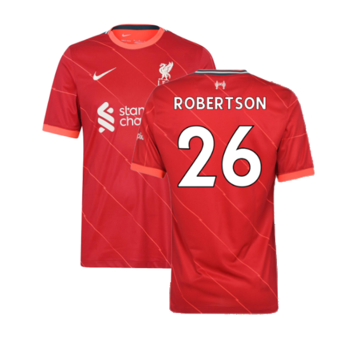 Liverpool 2021-22 Home Shirt (L) (Very Good) (ROBERTSON 26)