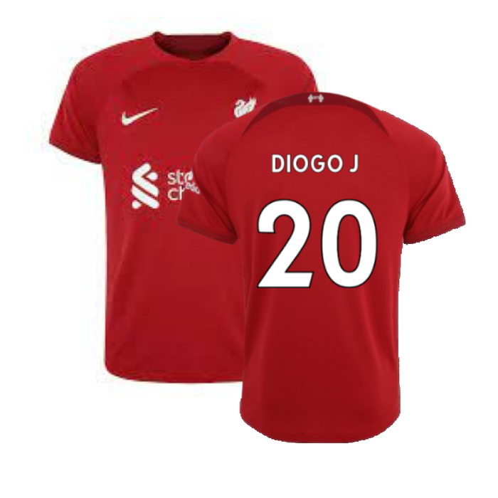 Liverpool 2022-23 Home Shirt (S) (Excellent) (DIOGO J 20)