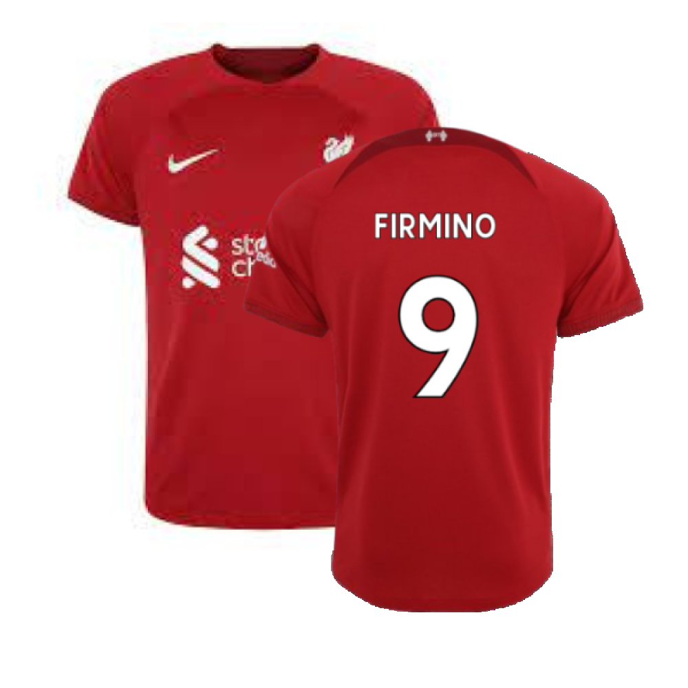 Liverpool 2022 23 Home Shirt S Excellent FIRMINO 9 Classic Football Kit