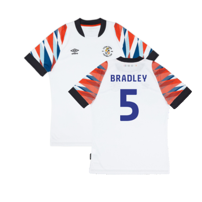 Luton Town 2022-23 Away Shirt (Sponsorless) (XL) (Very Good) (Bradley 5)