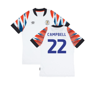 Luton Town 2022-23 Away Shirt (Sponsorless) (XL) (Very Good) (Campbell 22)_0