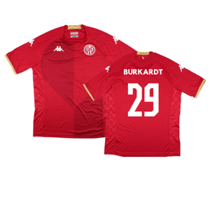 Mainz 05 2022-23 Home Shirt (Sponsorless) (3XL) (Mint) (Burkardt 29)_0