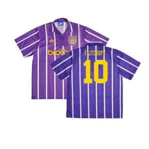 Manchester City 1992-1994 Away Shirt (XL) (Excellent) (Flitcroft 10)_0