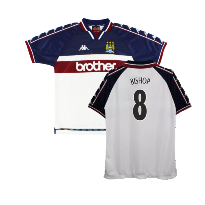 Manchester City 1997-98 Away Shirt (XL) (Good) (Bishop 8)