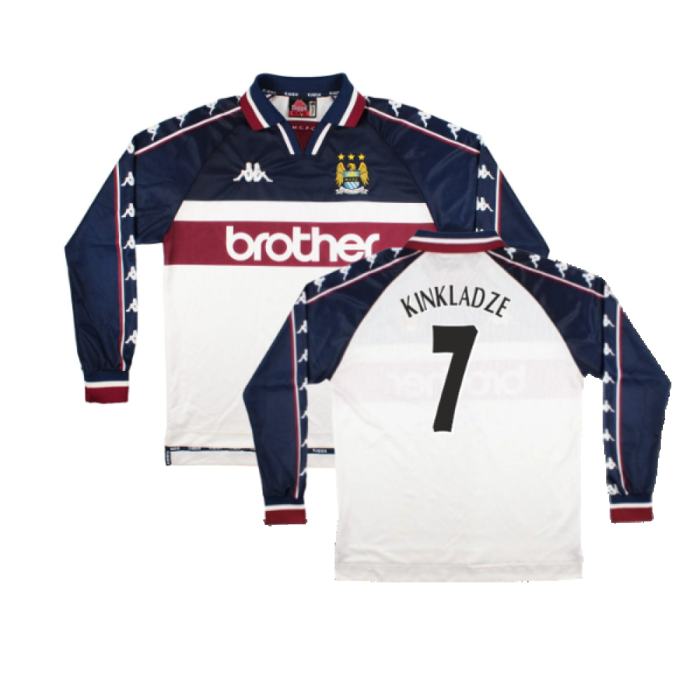 Manchester City 1997-99 Away Long Sleeve Shirt (M) (Very Good