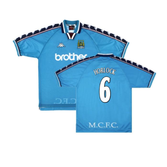 Manchester City 1997-99 Home Shirt (M) (Excellent) (Horlock 6)