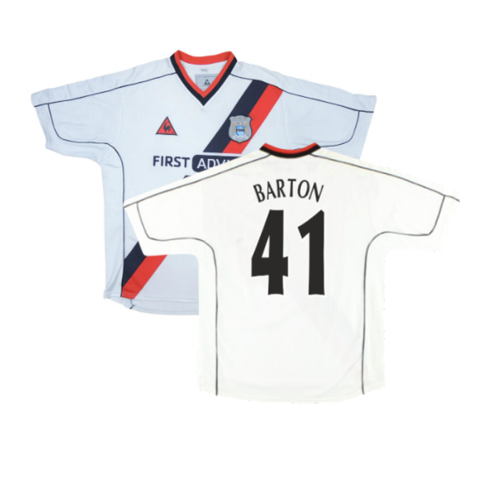 Manchester City 2002-03 Away Shirt (M) (Excellent) (Barton 41)