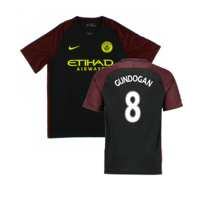 Manchester City 2016-17 Away Shirt (XXL) (Excellent) (Gundogan 8)