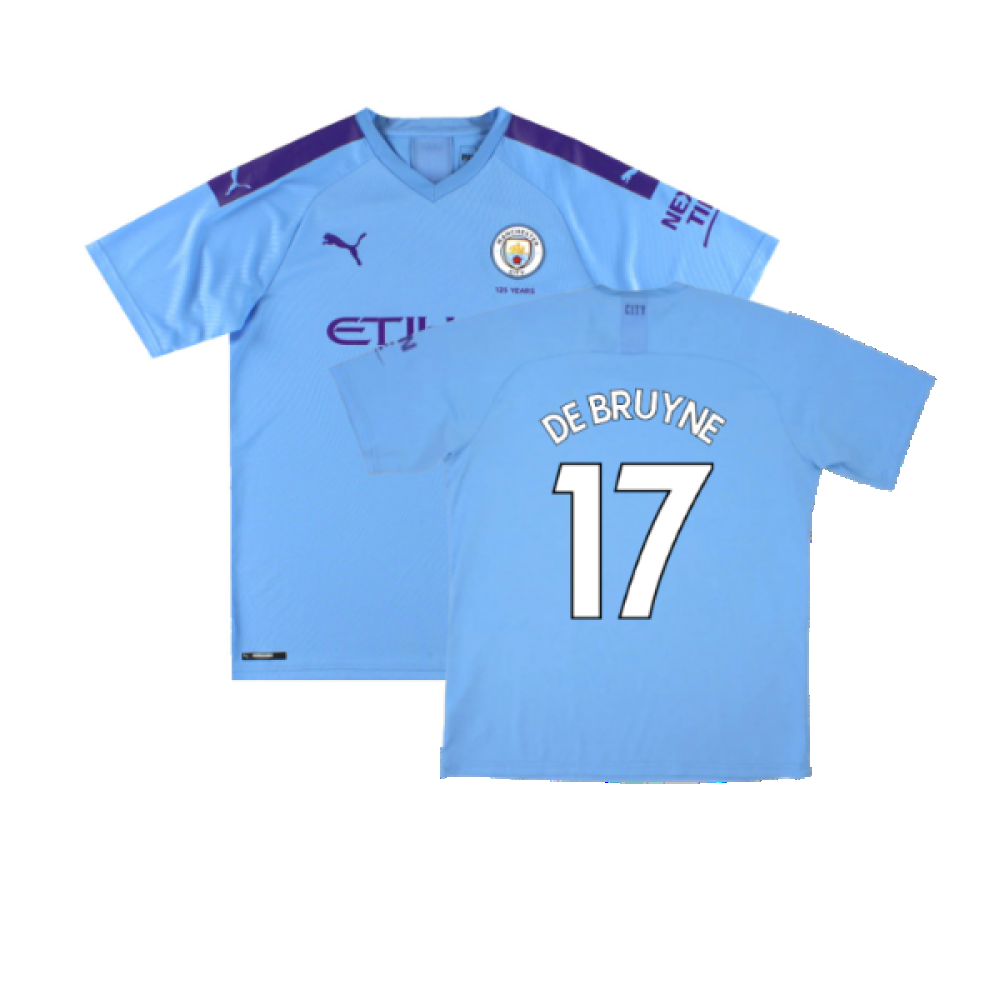 Manchester City 2019-20 Home Shirt (Excellent) (De Bruyne 17)_0
