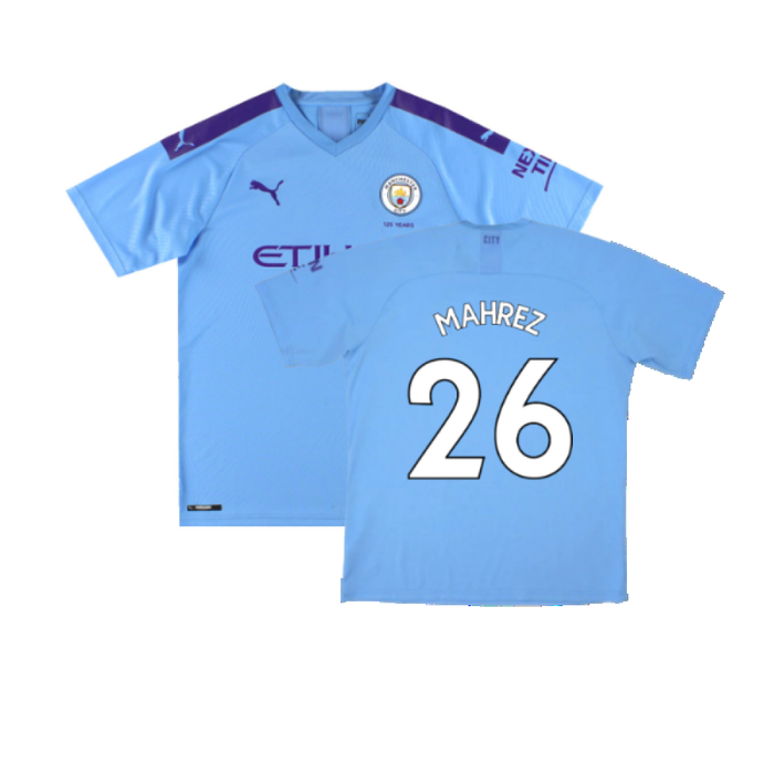 Manchester City 2019-20 Home Shirt (Excellent) (Mahrez 26)