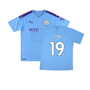 Manchester City 2019-20 Home Shirt (Excellent) (Sane 19)_0