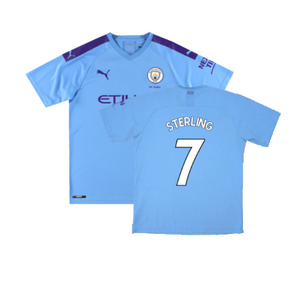 Manchester City 2019-20 Home Shirt (Excellent) (Sterling 7)_0