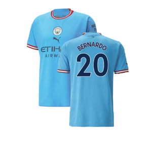 Manchester City 2022-23 Home Shirt (M) (Excellent) (Bernardo 20)_0