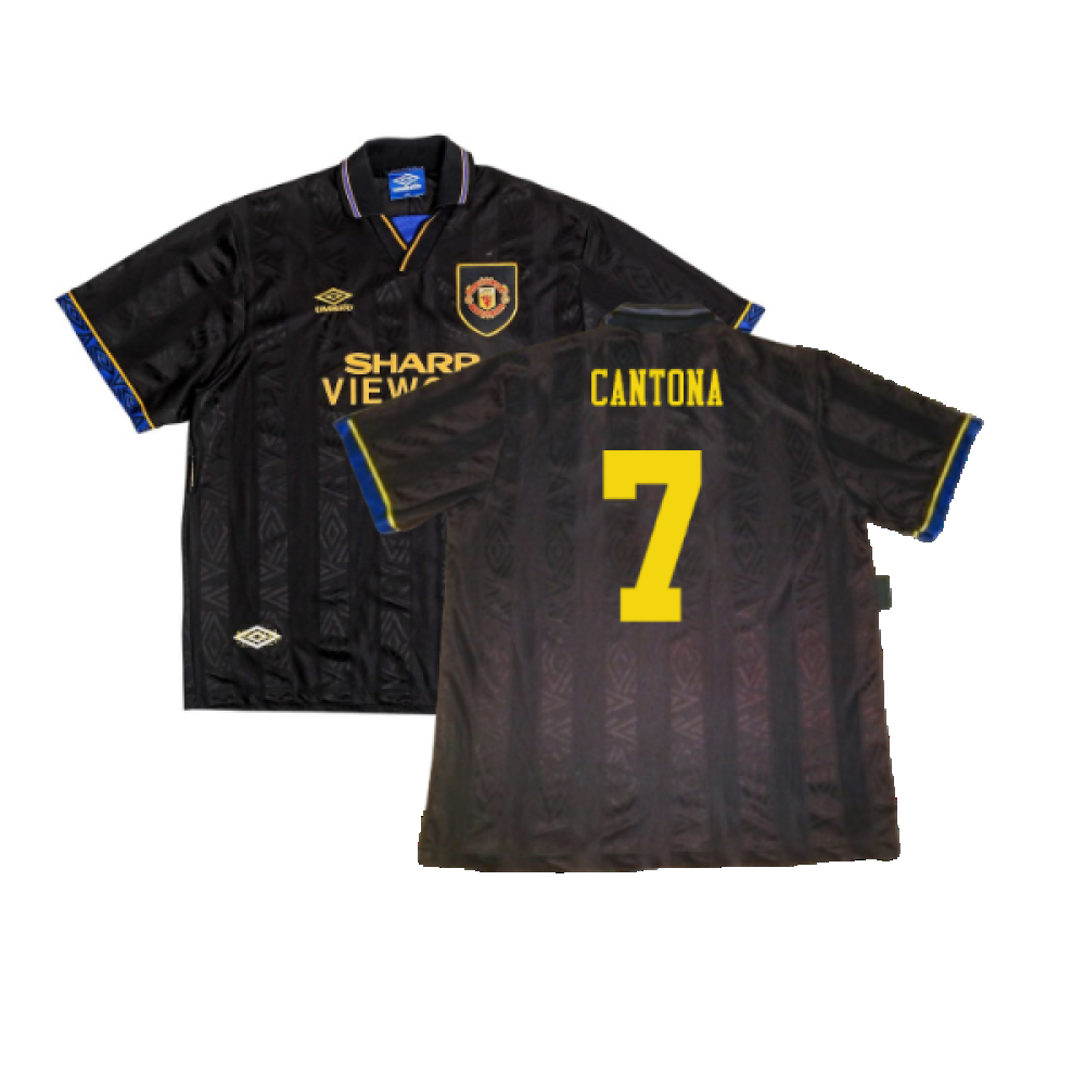 Manchester United 1993-95 Away Shirt (XL) (Excellent) (Cantona 7