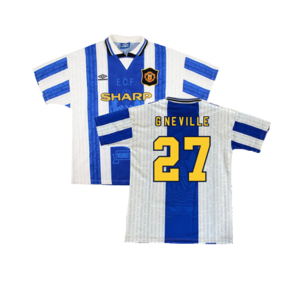 Manchester United 1994-95 Third Shirt (L) (Very Good) (G Neville