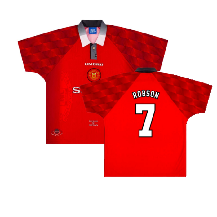 Manchester United 1996-98 Home (M) (Excellent) (Robson 7)