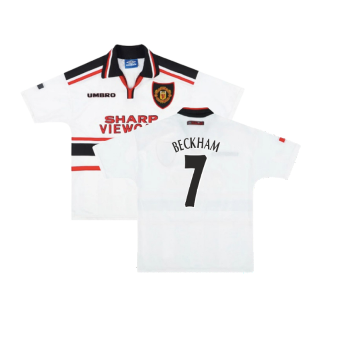 Manchester United 1997-98 Away Shirt (XL) (Excellent) (Beckham 7)