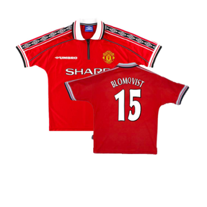 Manchester United 1998-2000 Home (M) (Very Good) (Blomqvist 15)_0