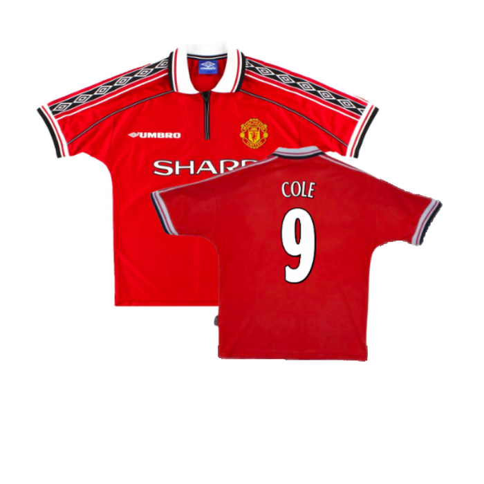 Manchester United 1998-2000 Home (M) (Very Good) (Cole 9)