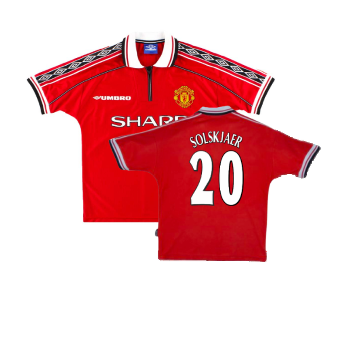 Manchester United 1998-2000 Home (M) (Very Good) (Solskjaer 20)