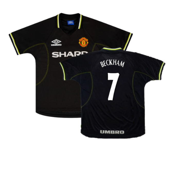 Manchester United 1998-99 Third Shirt (Excellent) (Beckham 7)