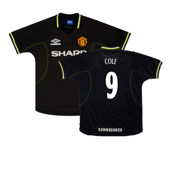 Manchester United 1998-99 Third Shirt (XL) (Excellent) (Cole 9)