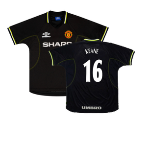 Manchester United 1998-99 Third Shirt (L) (Excellent) (Keane 16)_0