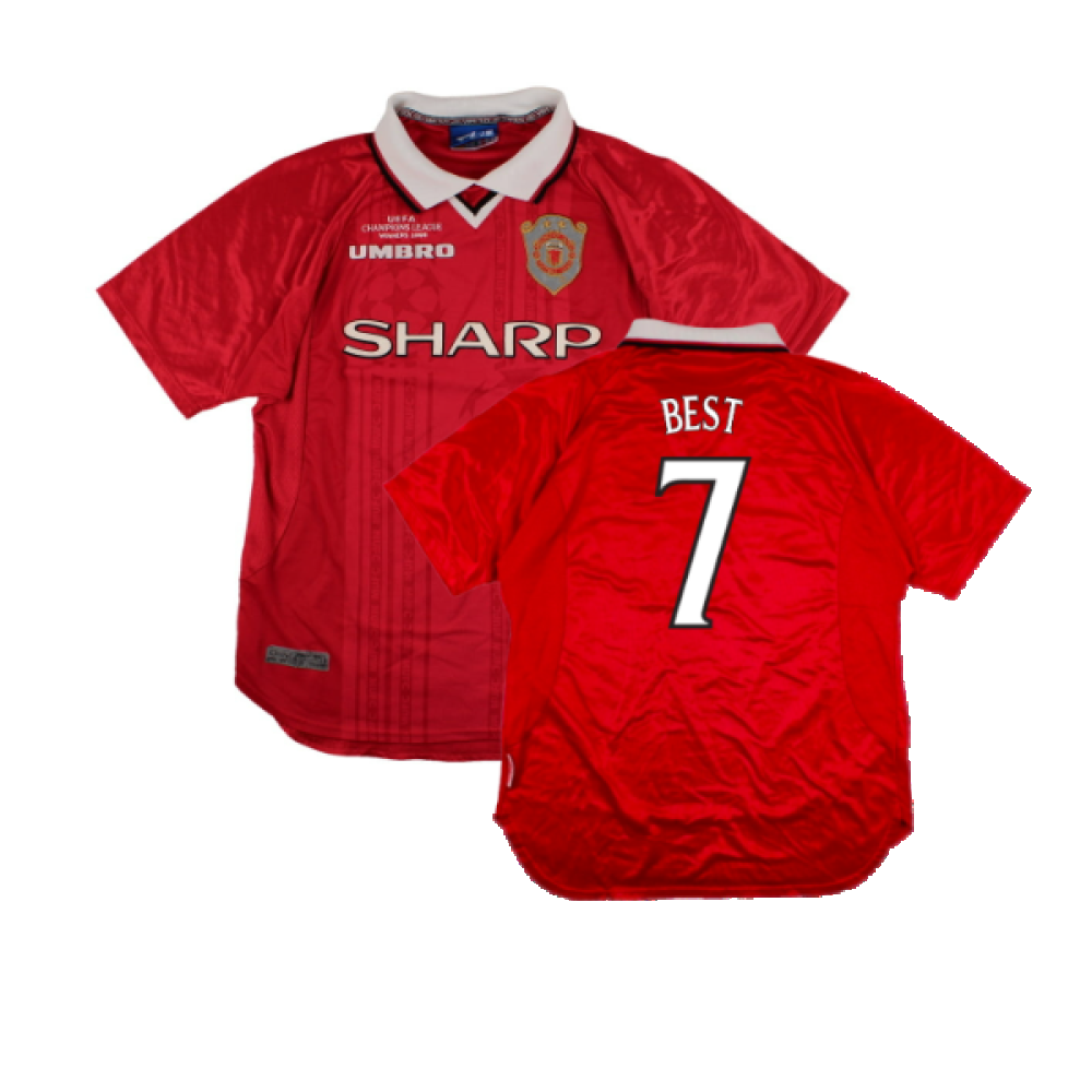 Manchester United 1999-00 European Home Shirt (M) (Excellent) (Best 7)_0