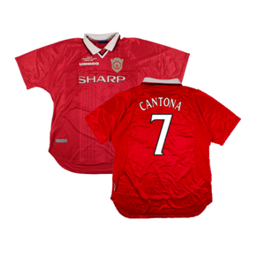 Manchester United 1999-2000 Champions League Home Shirt (XXL) (Excellent) (Cantona 7)_0