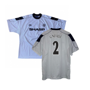 Manchester United 2000-01 Away Shirt (XXL) (Very Good) (G Neville 2)_0