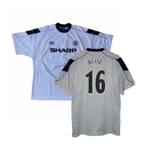 Manchester United 2000-01 Away Shirt (XXL) (Very Good) (Keane 16)_0