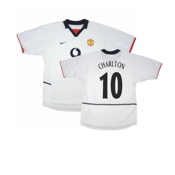 Manchester United 2002-03 Away Shirt (Very Good) (Charlton 10)