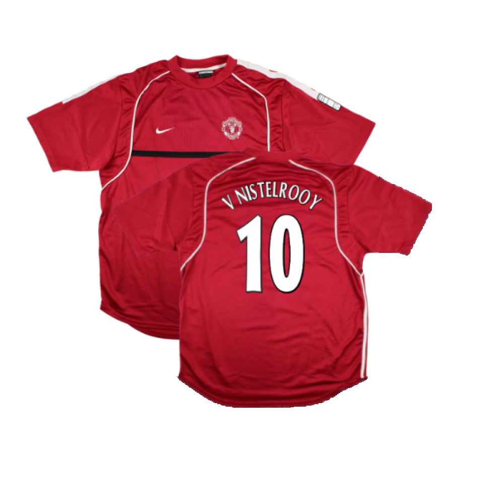 ウェア Nike Manchester United V. Nistelrooy 10 Manchester United 2002-03 Nike Training Shirt (L) (Excellent) (V