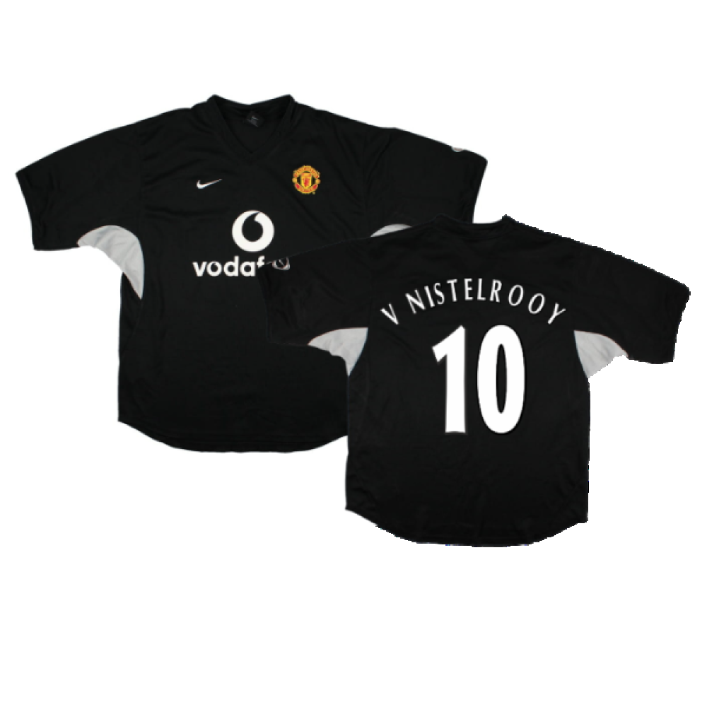 Manchester United 2002 03 Nike Training Shirt L V Nistelrooy 10 G Classic Football Kit