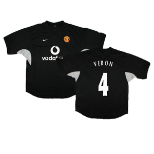 Manchester United 2002-03 Nike Training Shirt (L) (Veron 4) (Good)_0