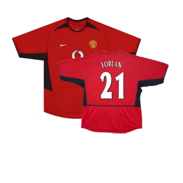 Manchester United 2002-04 Home Shirt (XXL) (Fair) (Forlan 21
