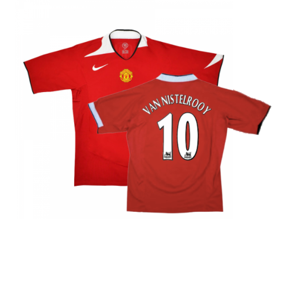 Manchester United 2004-06 Home Shirt (L) (Very Good) (Van