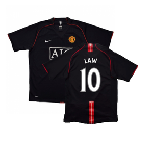 Manchester United 2007-09 Away Shirt (XXL) (Very Good) (Law 10)_0