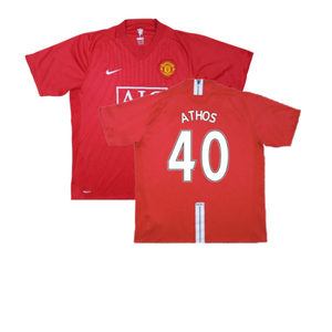 Manchester United 2007-09 Home Shirt (Very Good) (Athos 40)_0