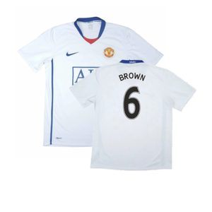 Manchester United 2008-09 Away Shirt (Very Good) (Brown 6)_0