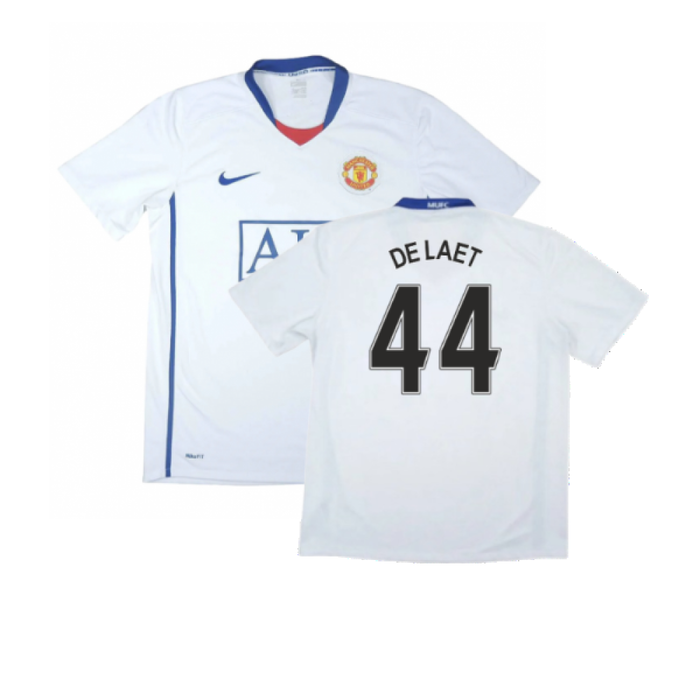 Manchester United 2008-09 Away Shirt (3XL) (Very Good) (De Laet 44)