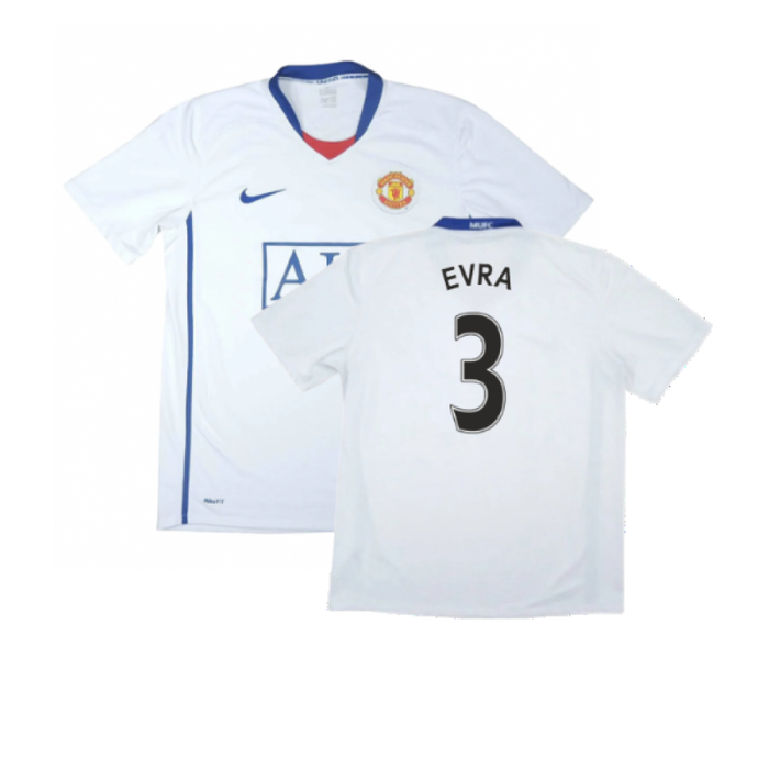 Manchester United 2008-09 Away Shirt (Very Good) (Evra 3)