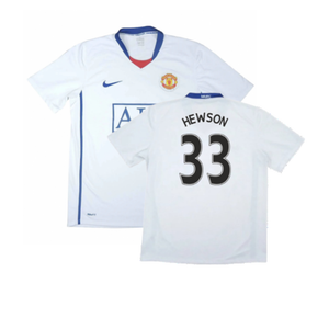 Manchester United 2008-09 Away Shirt (Very Good) (Hewson 33)_0