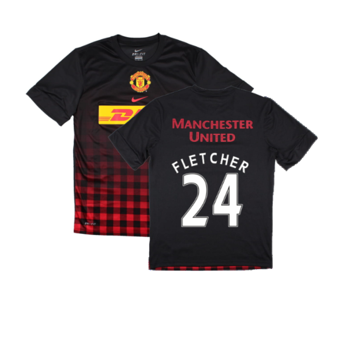 Manchester United 2010-2011 Training Shirt (M) (Fletcher 24) (Excellent)